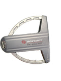 Silver bike lock with Odyssey branding on a white background