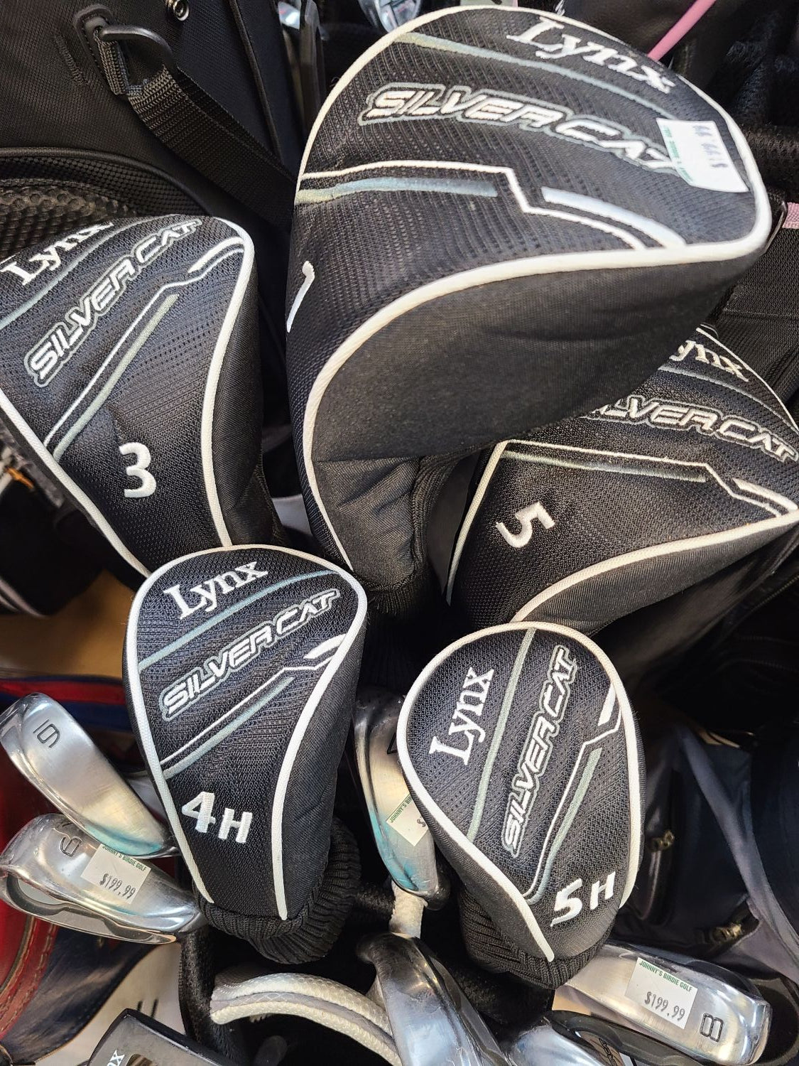 Lynx Silver Cat Full Set Golf Clubs - Pre-Owned