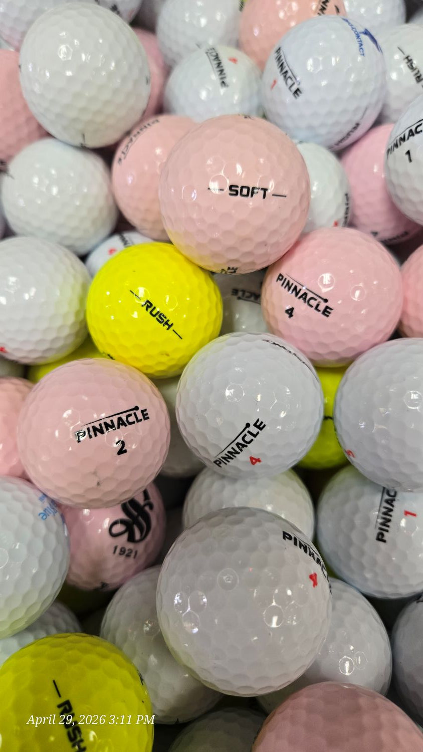 Pinnacle Rush & Soft — Used Golf Balls (Dozen)